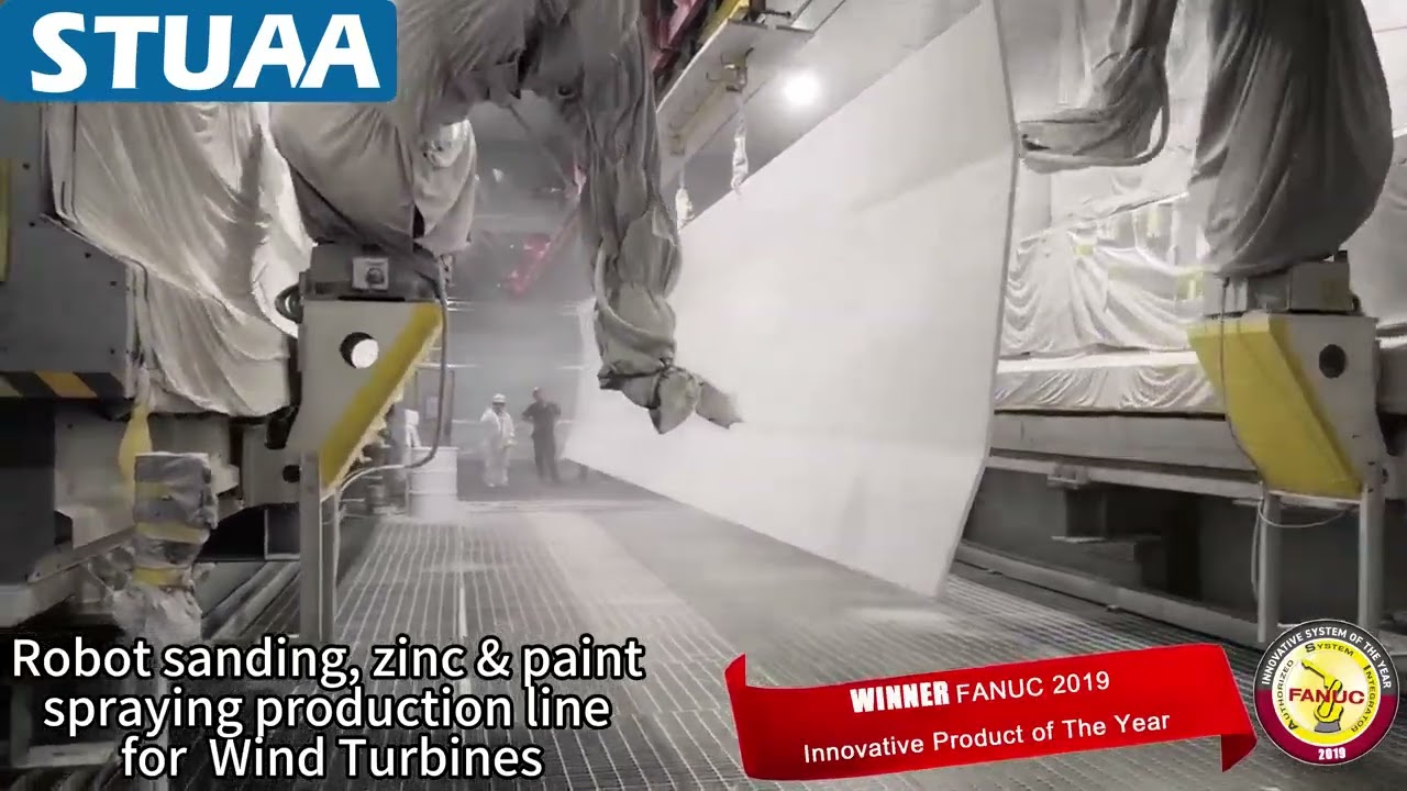 Robot painting sysytem/Robotic Sand Blasting / WINNER FANUC 2019 Innovative Product of The Year