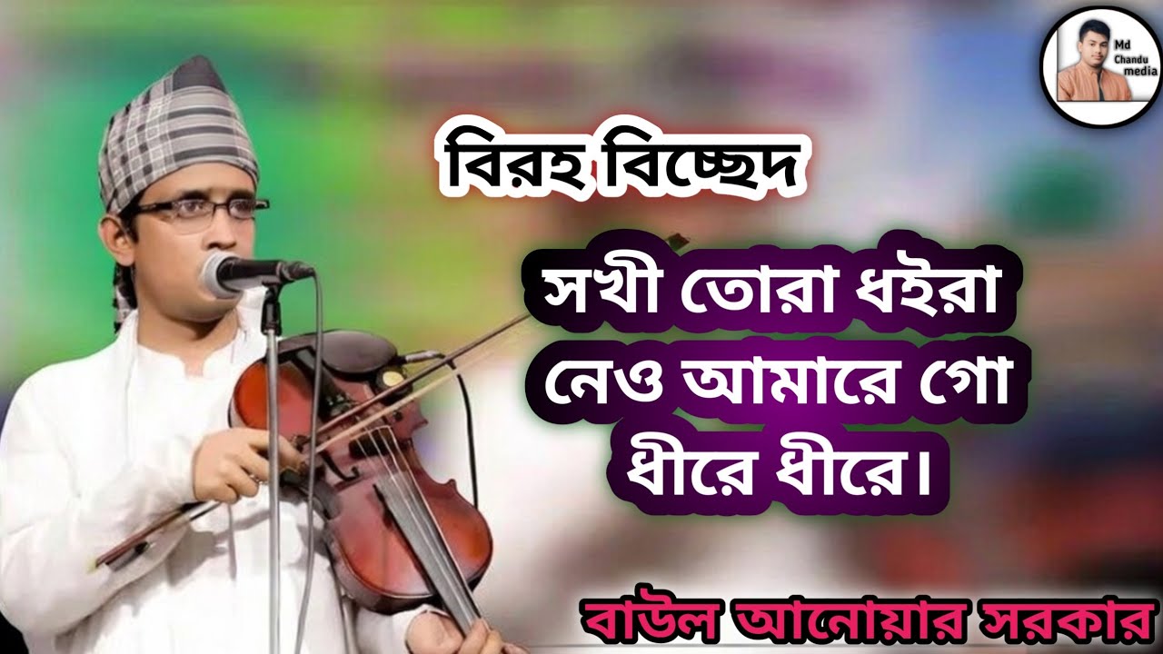 বাউল আনোয়ার সরকার। সখি তোরা ধইরা নে শিবলীর কাছে। বিরহ বিচ্ছেদ। হাওলাপুরী গান 