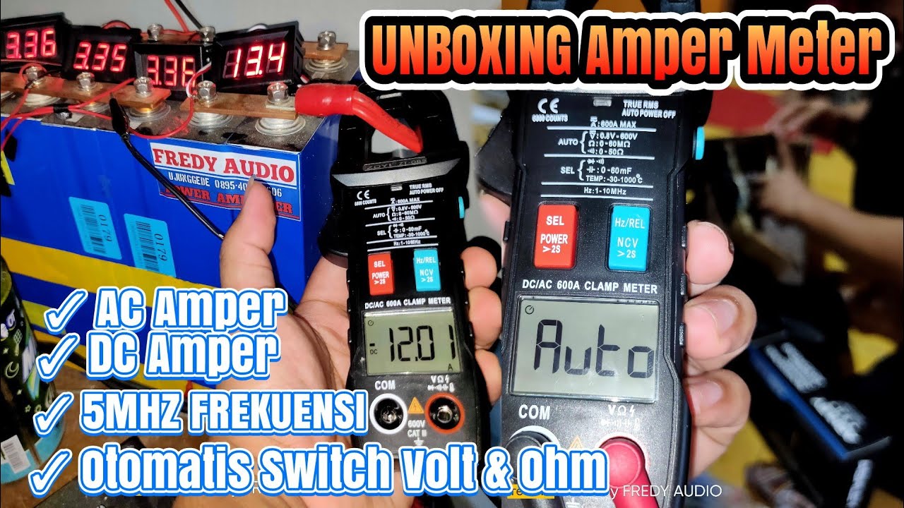 Unboxing Amper Meter DC Zoyi ZT-QB9
