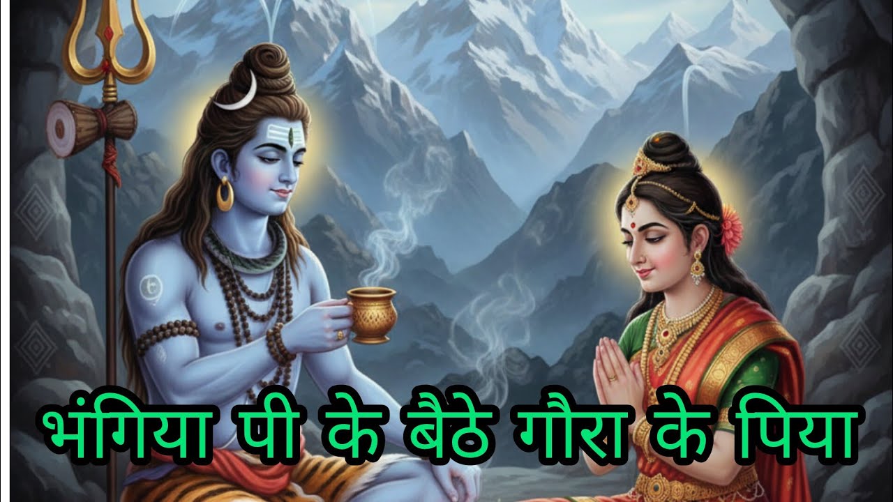 #भंगिया पी के बैठे #गौरा के पिया🙏🌹#शिव भजन 🙏👌🥰🌹🙏
