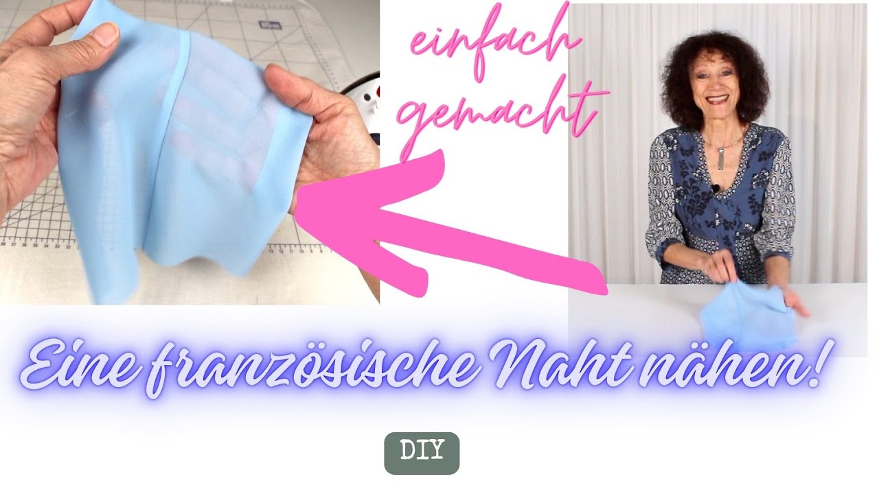 Französische Naht ist ja nicht neu. Ich zeige was wichtig ist beim Nähen und Bügeln.