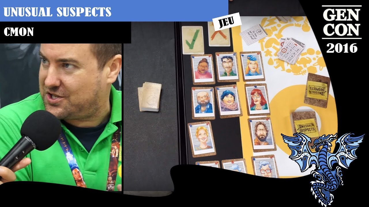 GenCon 2016 - Unusual suspects - Cool mini or not