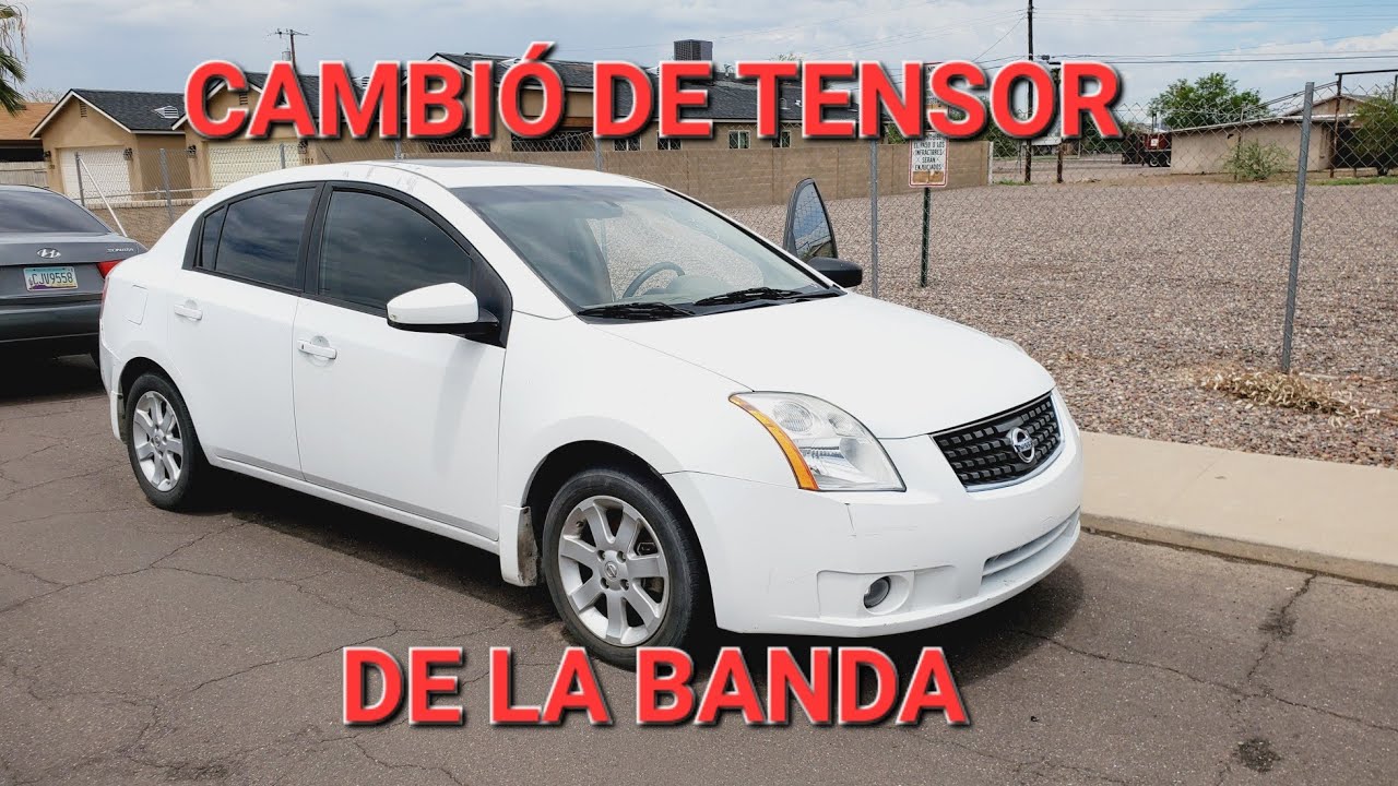NISSAN SENTRA 2007 2012  2.0  CÓMO CAMBIAR TENSOR DE LA BANDA O CORREA