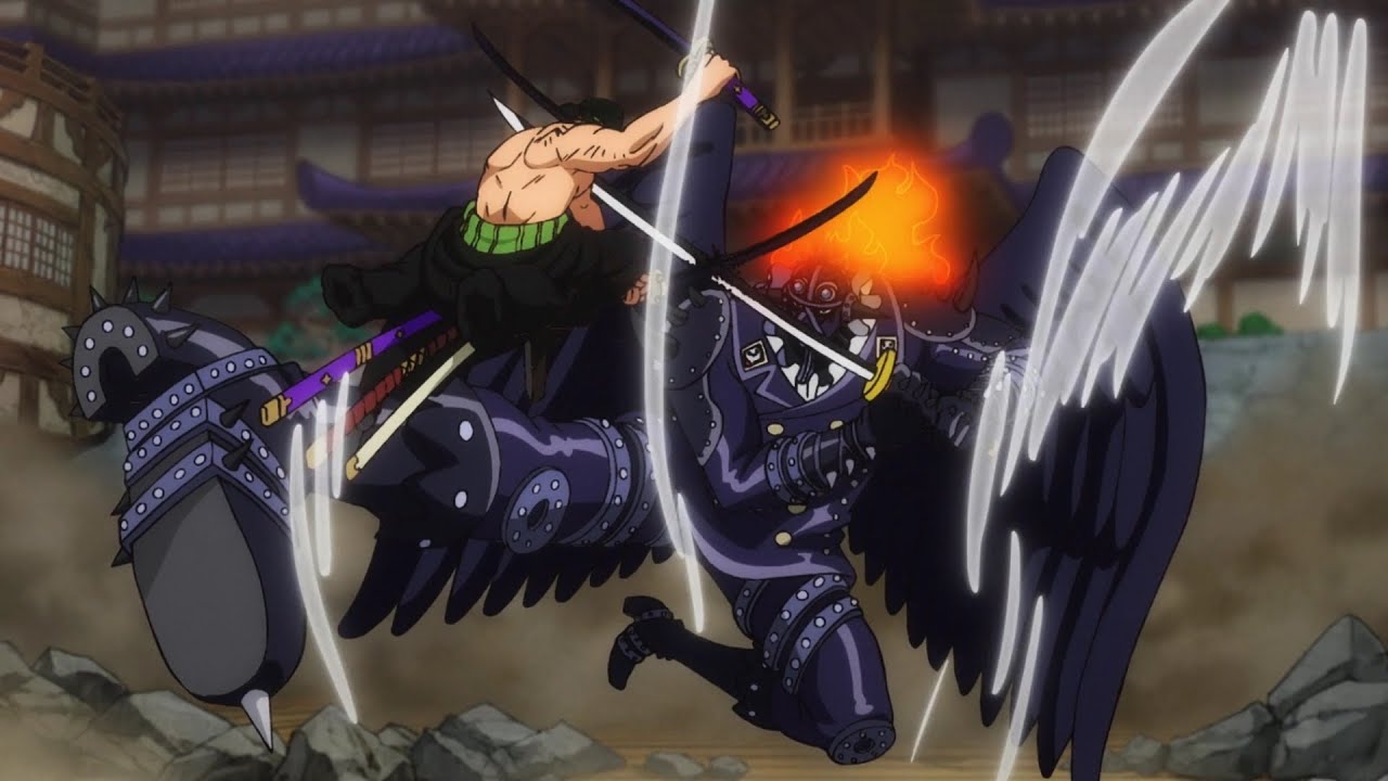 Zoro vs King Full Fight amv
