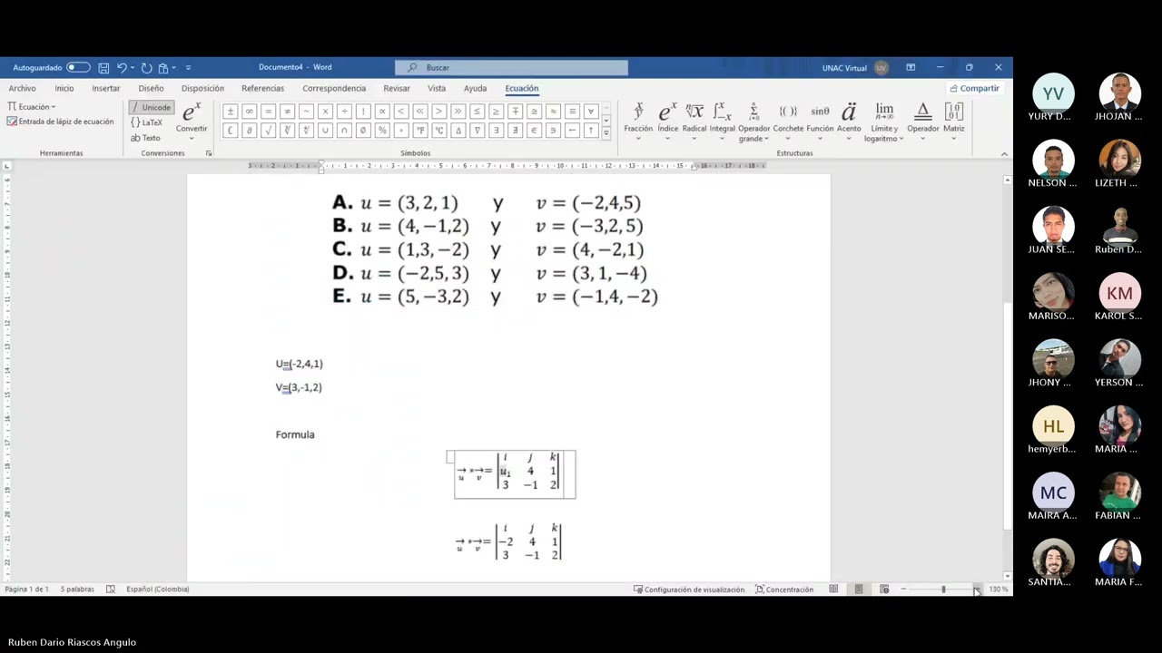 CIPAS Álgebra Lineal # 2