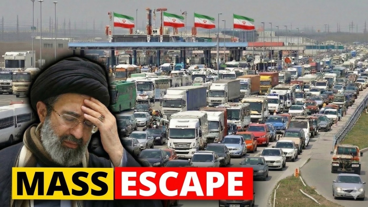Iran Faces Mass ESCAPE: Thousands of People STUCK in Panic at Border Crossings