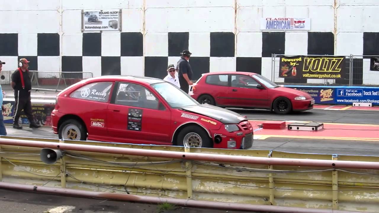 AN Racing Rover T16 Turbo powered MG ZR runs 10.759@136mph