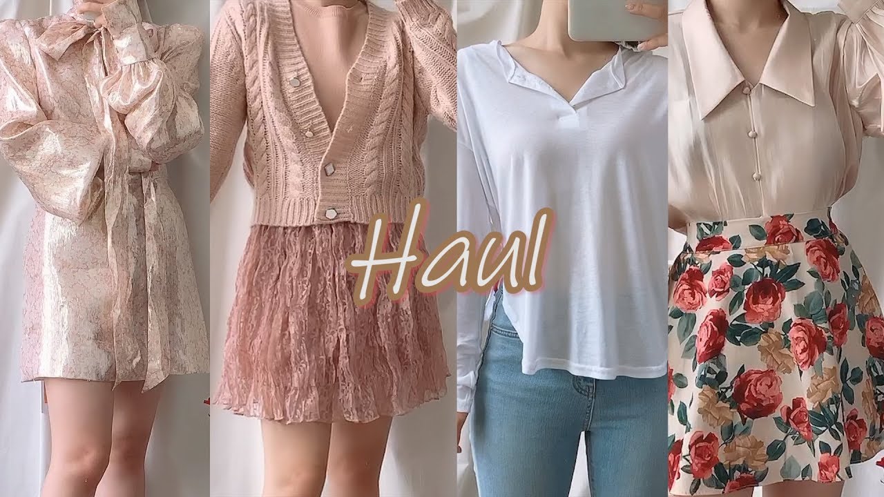 2만원대부터 200만원대까지! 봄 옷 패션하울🌻(날씬해보이는 티, 처음 입은 날 찢어진 64,000원짜리 스커트)