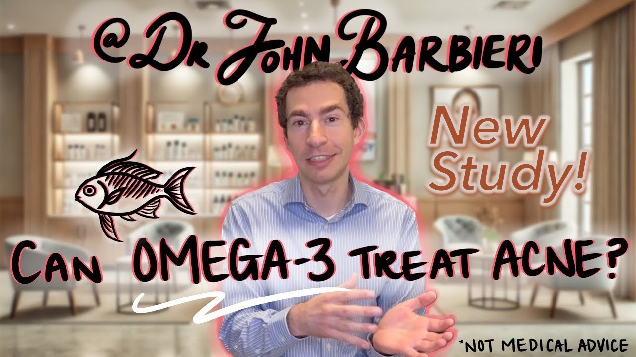 *NEW* study on Omega-3 and acne - Dermatologist Explains
