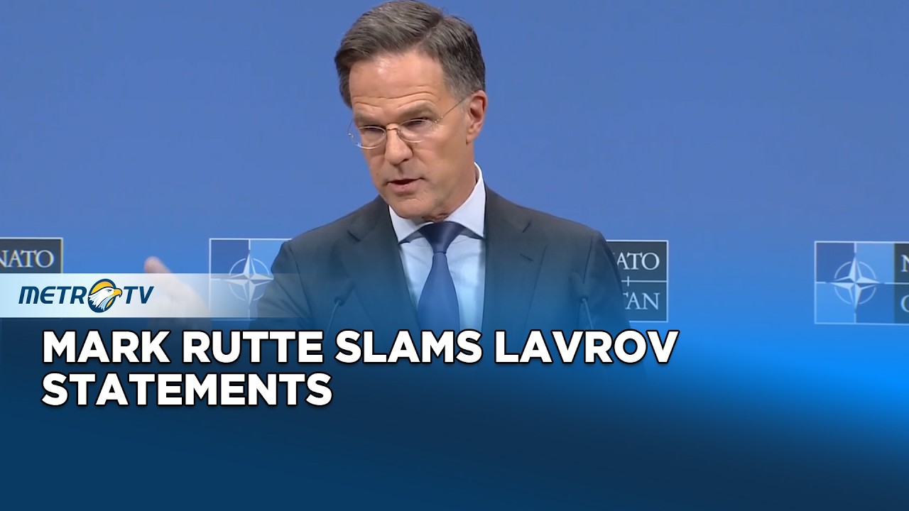 NATO Chief Mark Rutte Blasts Russian Minister Lavrov Over Ukraine War Tensions