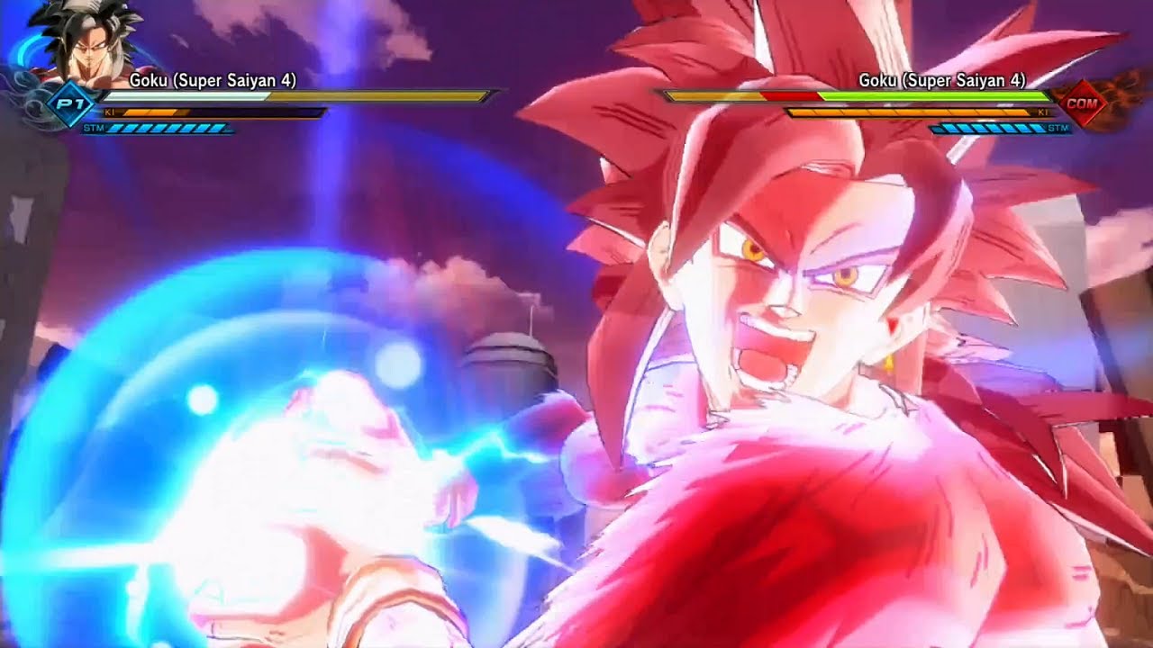 Dragon Ball Xenoverse 2: All SSJ4 Goku Skills (Partner Customization)