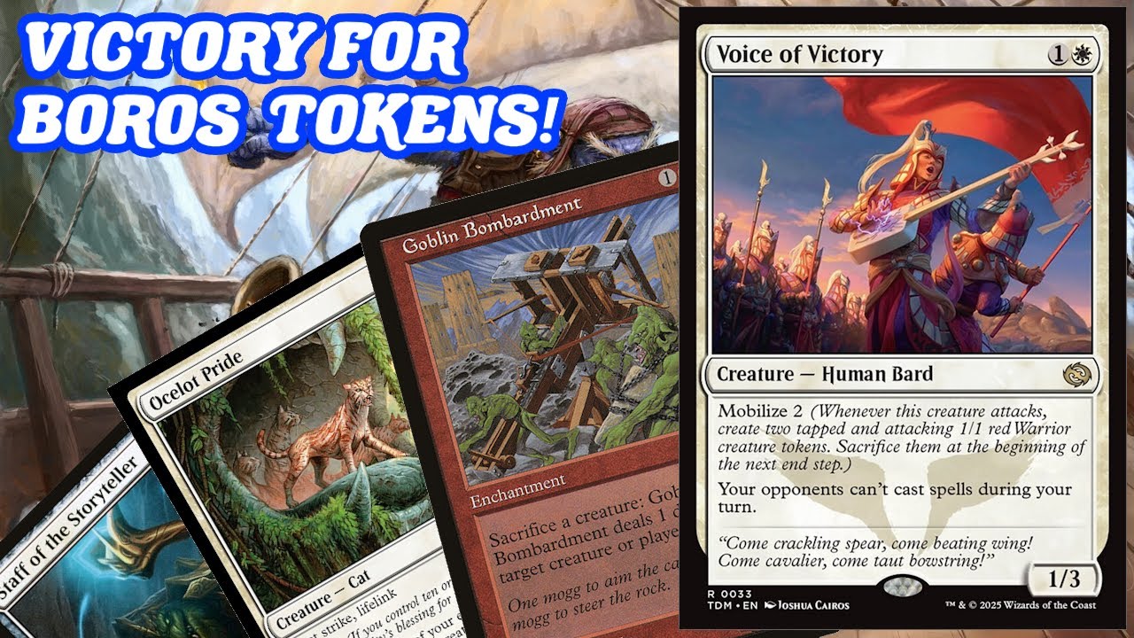 VICTORY FOR BOROS TOKENS! Legacy Red White Energy with Voice of Victory Aggro MTG