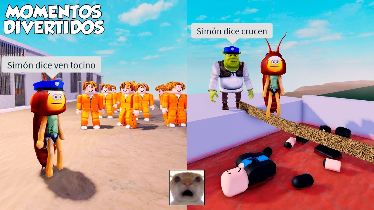 SIMON DICE MOMENTOS DIVERTIDOS CON CHAT DE VOZ (ROBLOX)