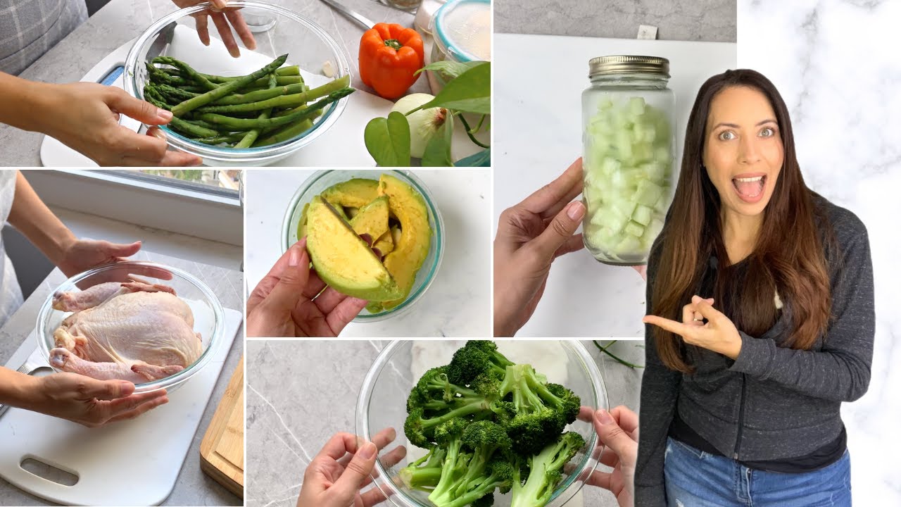 Asi adelanto mi menú de la semana - Trucos para ahorrar Meal prep