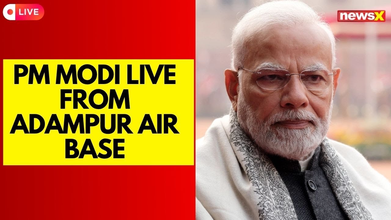 PM MODI LIVE :PM Modi&rsquo;s Speech from Adampur Air Base |NewsX