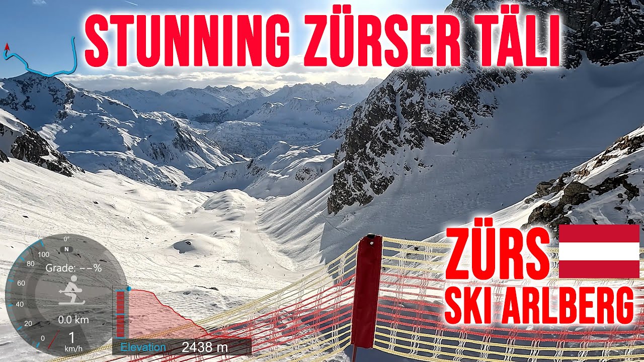 [4K] Skiing Zürs am Arlberg, Stunning Zürser Täli - Piste 144 Red, Ski Arlberg Austria, GoPro HERO13