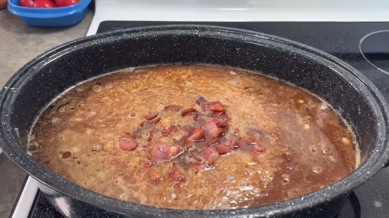 Smoked pork ribs in beans   untitled