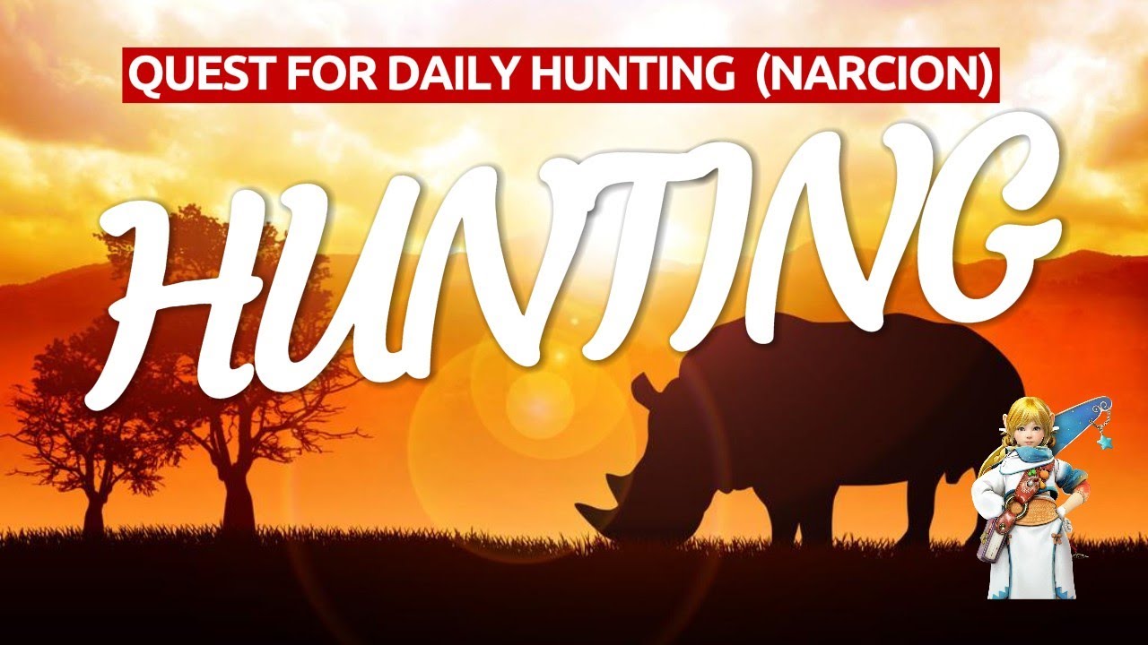DAILY HUNTING QUEST IN NARCION | BDO | LIFESKILL
