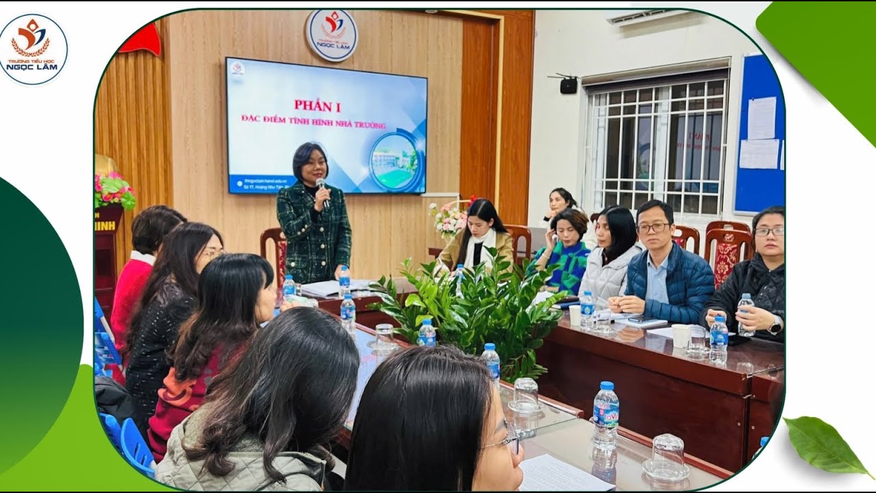 Họp PHHS học kì I tại trường Tiểu học Ngọc Lâm