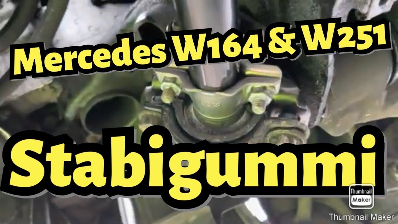 Mercedes W164 / W251 Stabigummis tauschen ersetzen