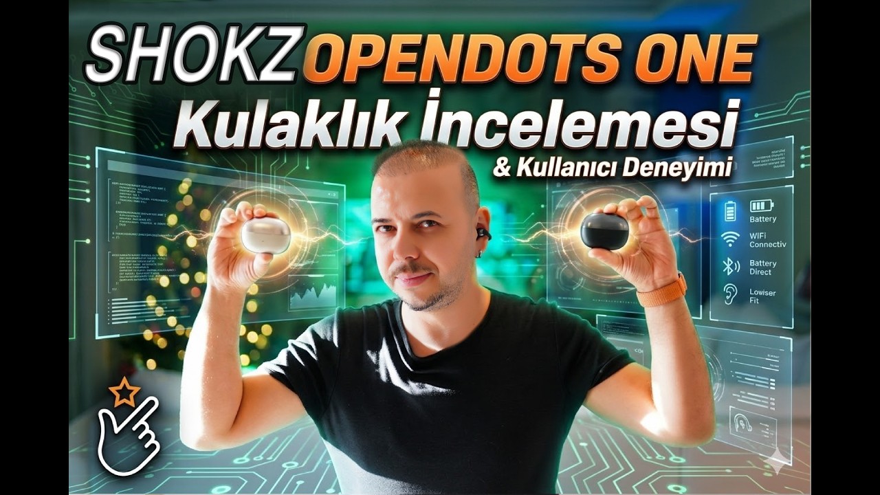 Shokz OpenDots One..  Küpe Tipi Kulaklık incelemesi