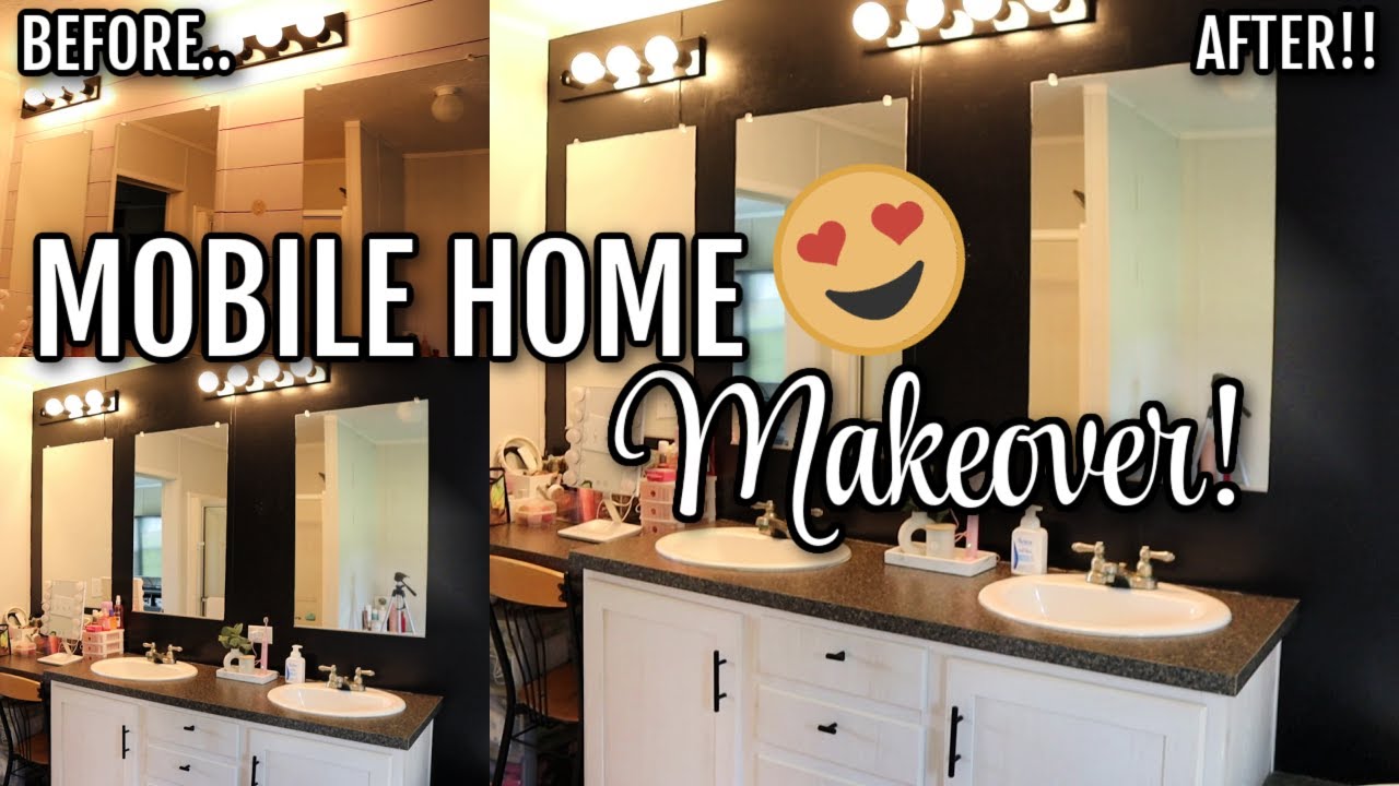 😍 Bathroom makeover on a BUDGET! | Mobile Home Updates | Megan Dill