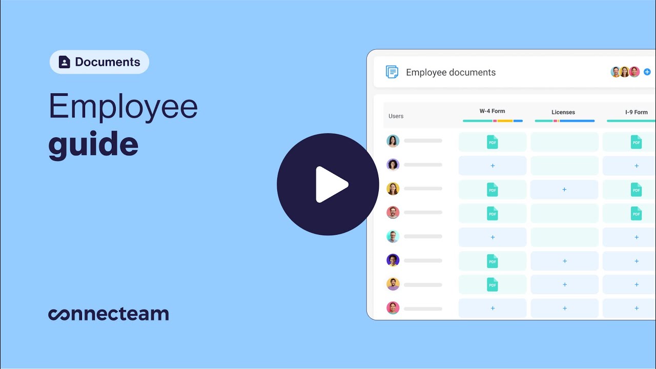 Connecteam | User Guide | Documents