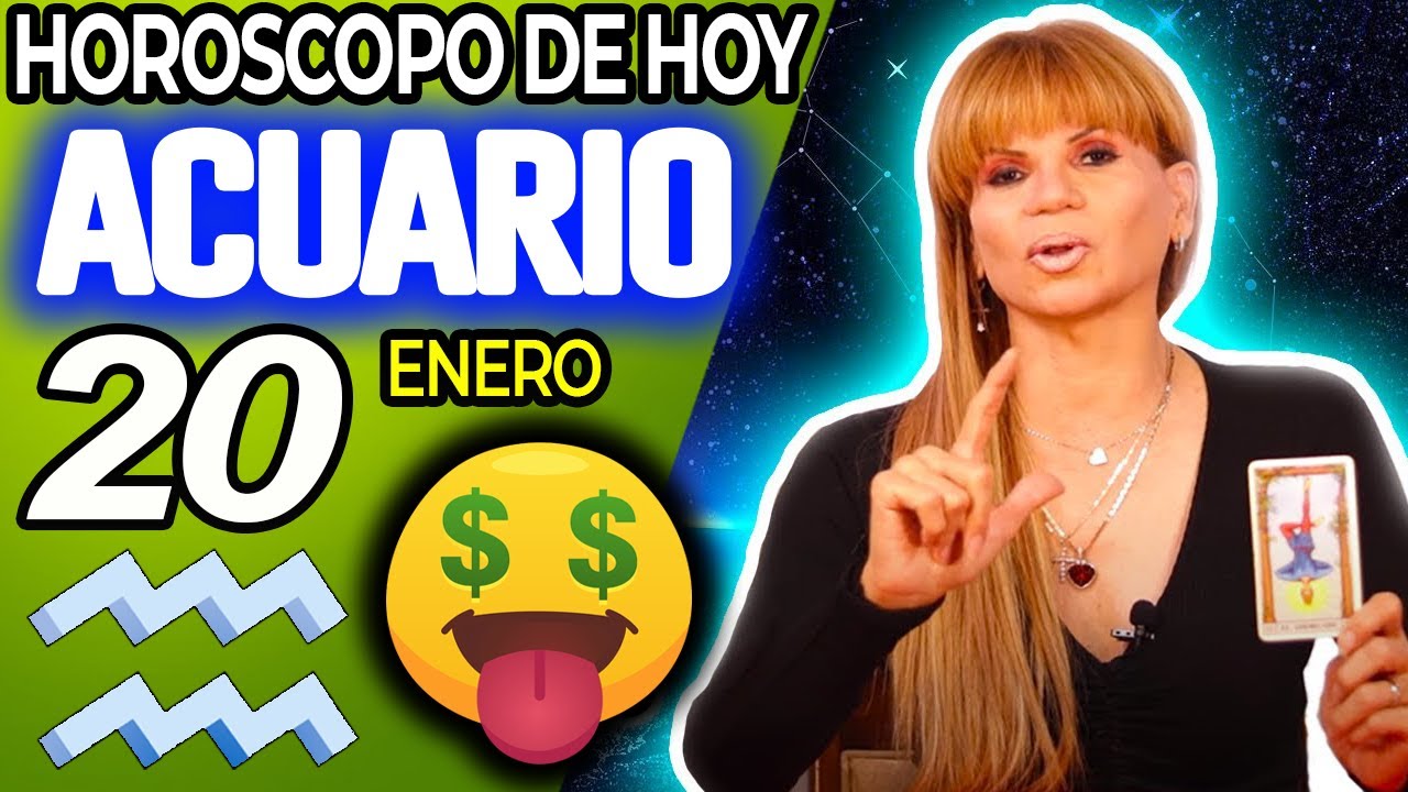 ACUARIO ♒🔞UN HOMBRE FALLECIDO TE DEJA UNA HERENCIA⚰️💵 Horóscopo De Hoy 20 De Enero 2026 | Mhoni
