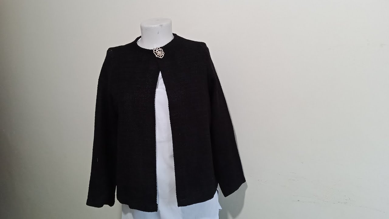 تفصيل فيست للمحجبات غاية في الاناقة والشياكة /How to make a beautiful women’s jacket/blaz