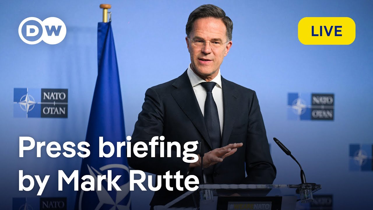 LIVE: NATO Secretary General Mark Rutte holds press conference | DW News