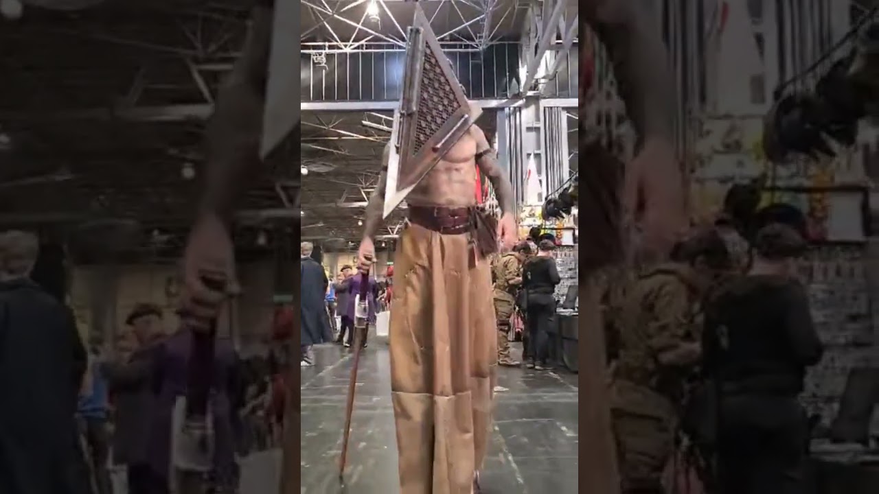 Cosplaying Pyramid Head at MCM Comiccon NEC Birmingham 2024. #silenthill #silenthill2 #pyramidhead