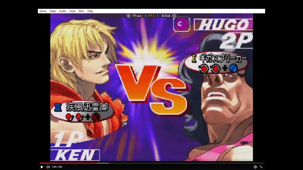 XUGA VS TFRAN ROUND 2 - Fightcade Street Fighter III 3rd Strike