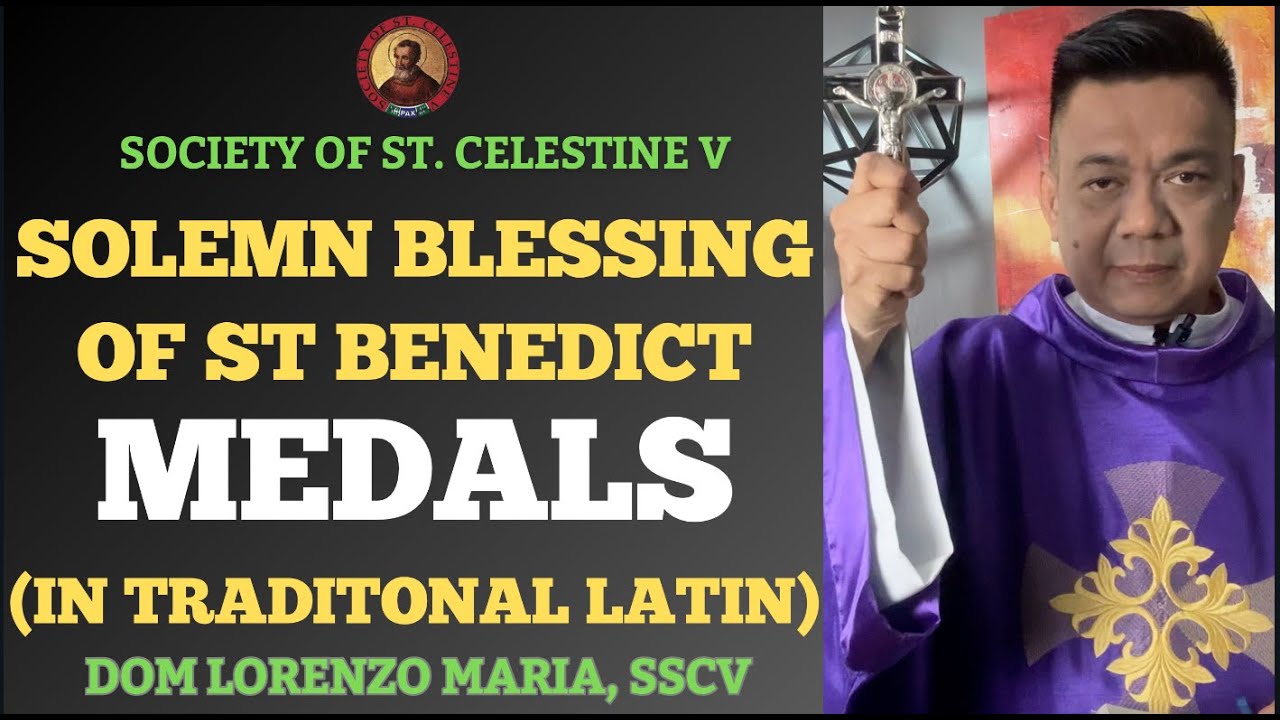 BLESSING OF ST  BENEDICT MEDALS | SOLEMN TRADITIONAL LATIN RITE | DOM LORENZO MARIA, SSCV 🌿