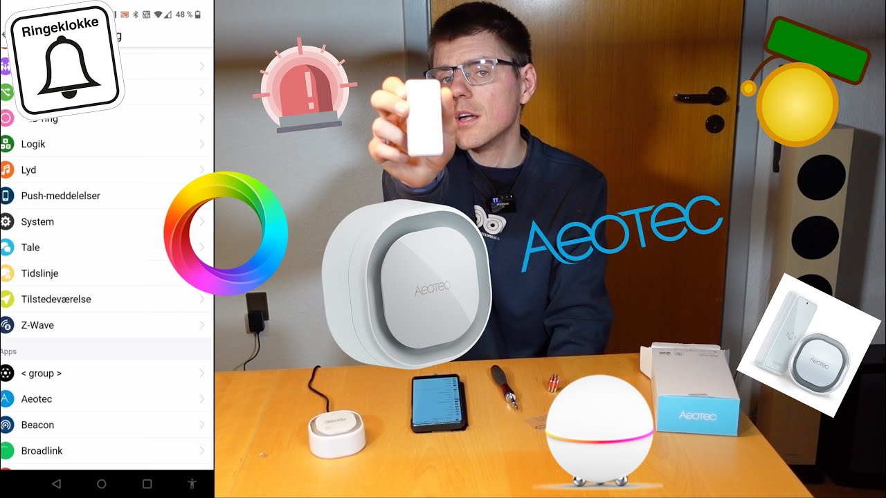 Homey pro dørklokke alarmsirene ( aeotec siren / doorbell 6 )