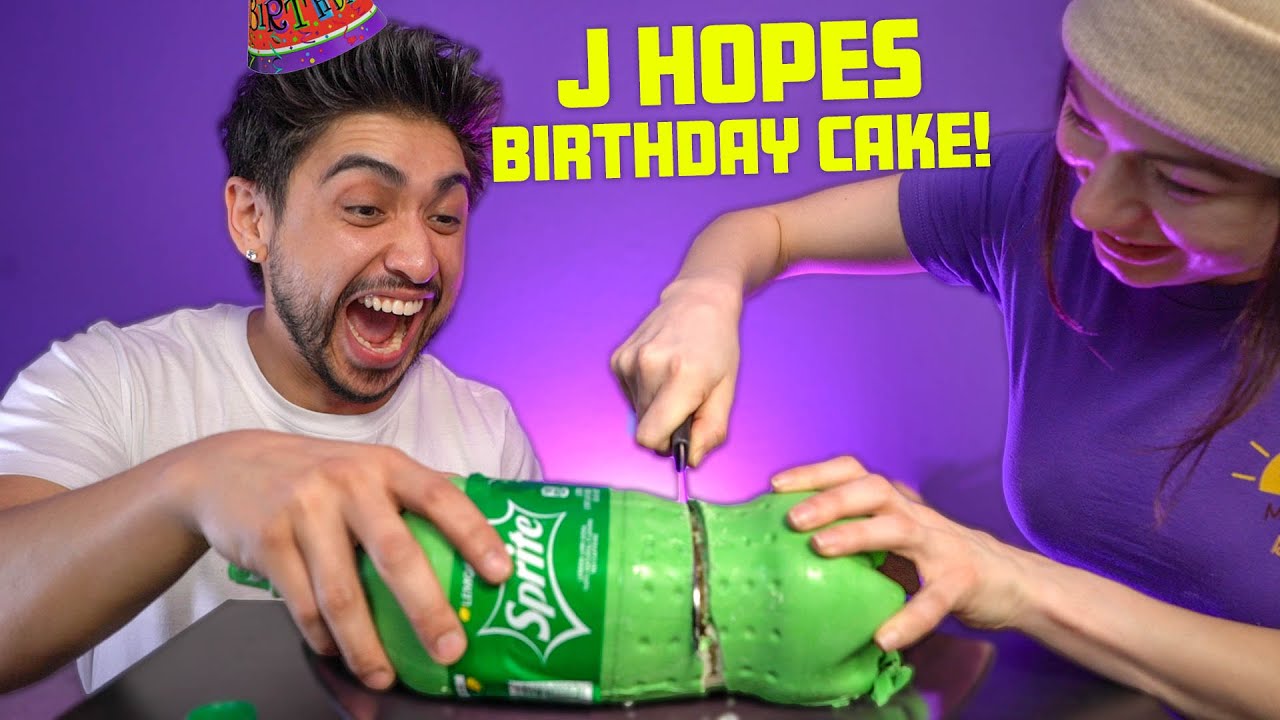 We Made A Sprite Cake for J Hopes Birthday!