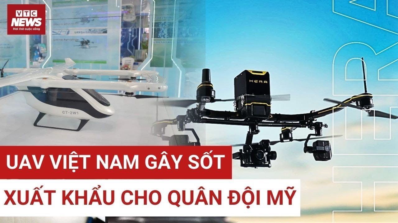 Kh&ocirc;ng chỉ xuất khẩu sang Mỹ, UAV &lsquo;Made in Việt Nam&rsquo; c&ograve;n trở th&agrave;nh &lsquo;taxi bay&rsquo; cứu hộ | VTC News