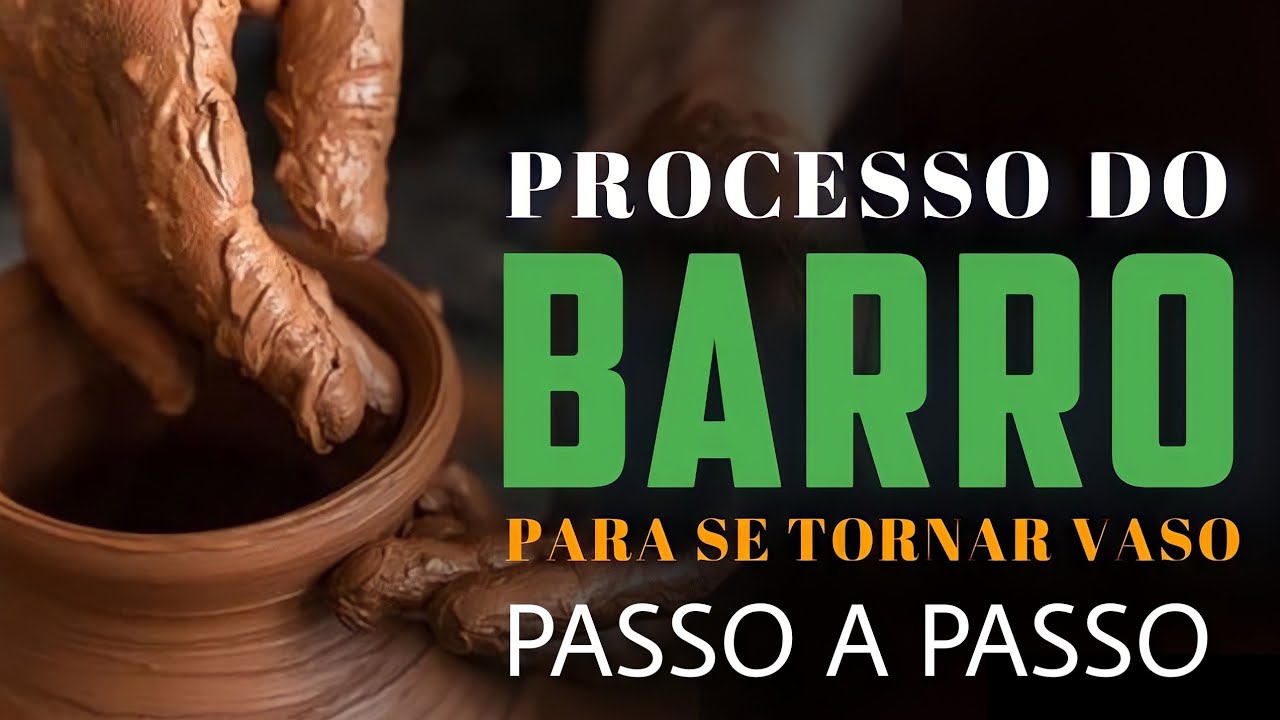 ✅ Processo de fabricação do vaso de barro PASSO A PASSO em 6 FASES