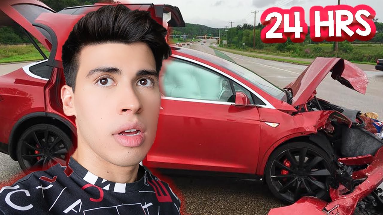 24 HORAS ENCERRADOS EN UN AUTO !! *sale mal*