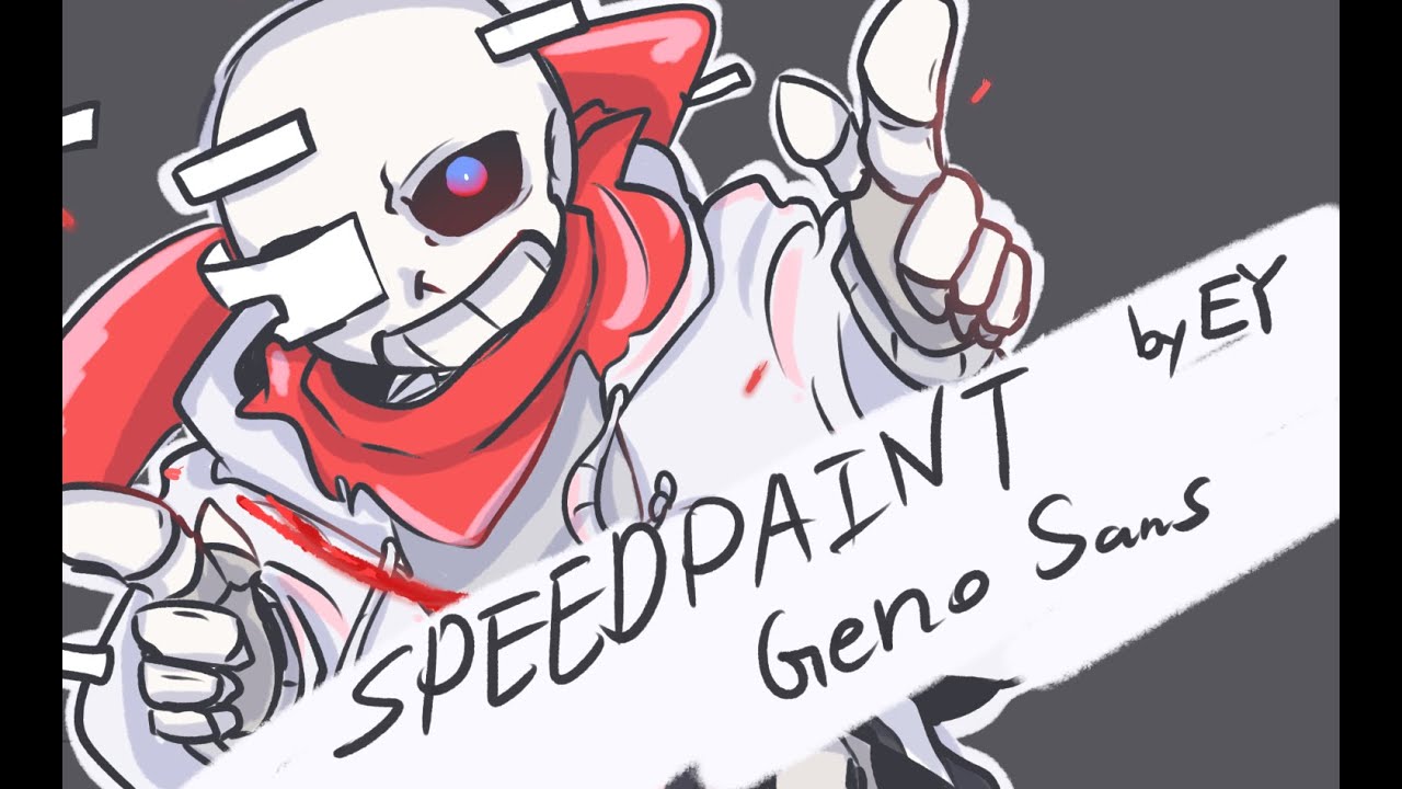 【Undertale AU SpeedPaint 】Geno!Sans in 30 mins