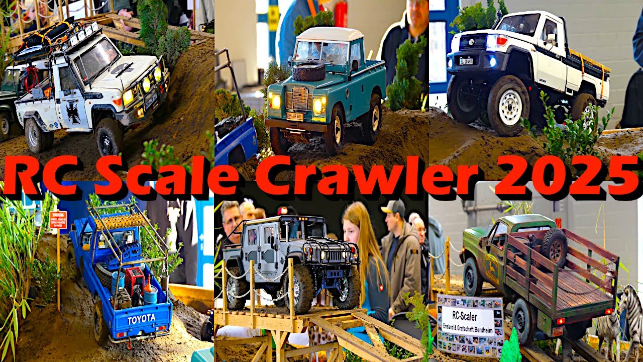 EXTREME RC SCALE CRAWLER 2025 🚙🔥– Realistische Pickups auf der Modellbaumesse | Must-See RC Action!