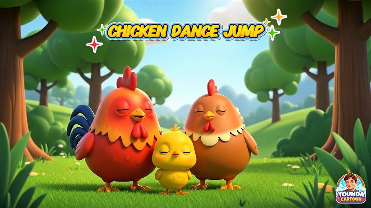 Baby Chicken Song 🐥 | Funny Chicken Dance for Kids | Learn & Laugh with Cute Animals