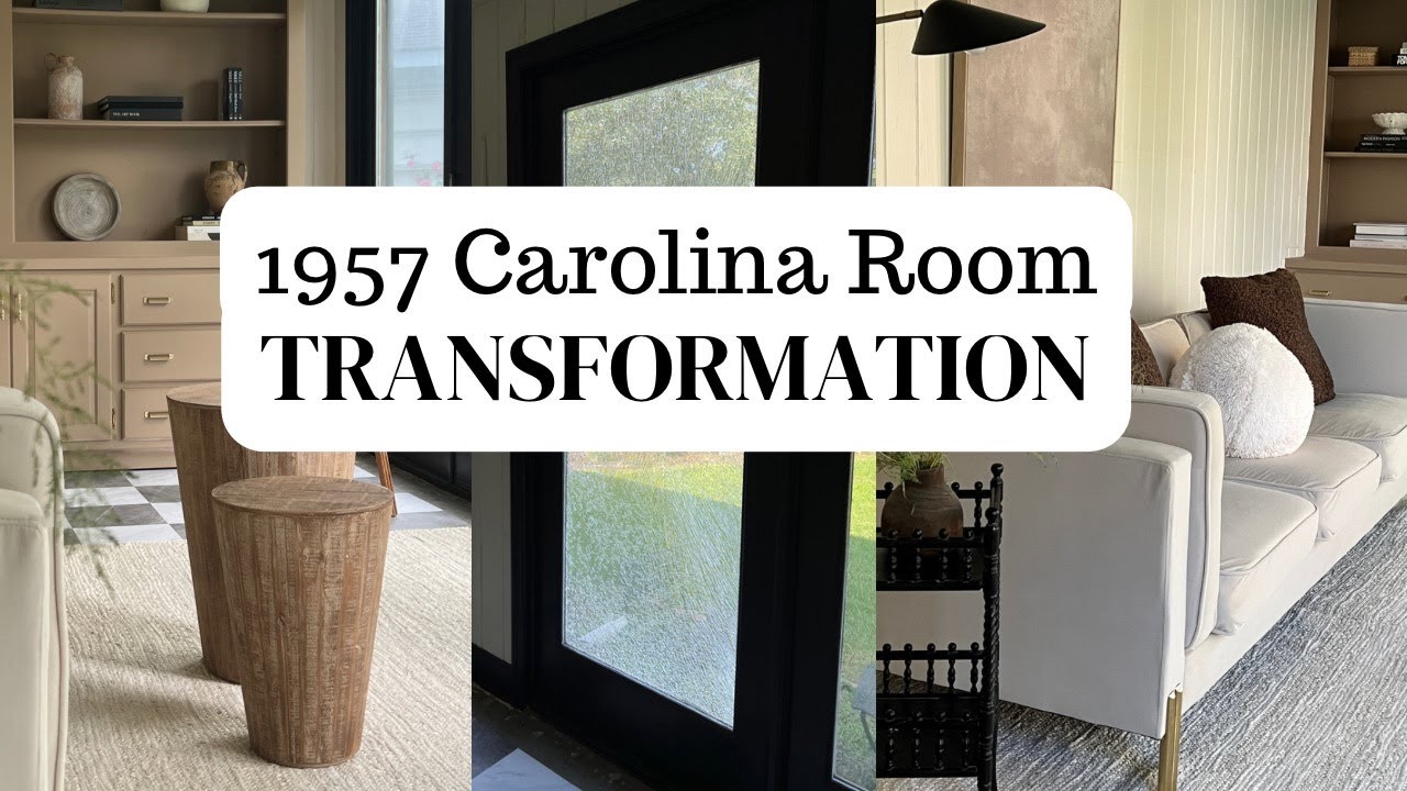 1957 ROOM TRANSFORMATION / Cozy, warm, cottage chic!