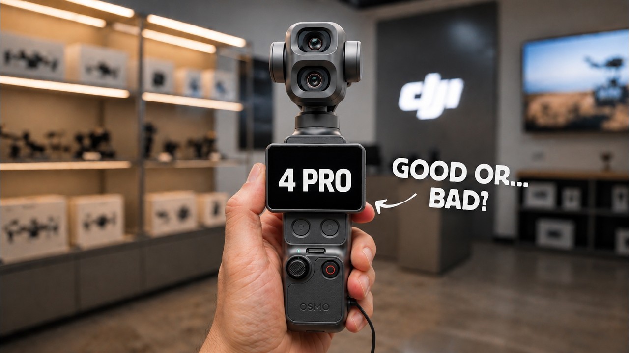 DJI Pocket 4 Pro &mdash; это РЕАЛЬНОСТЬ (Первый взгляд)