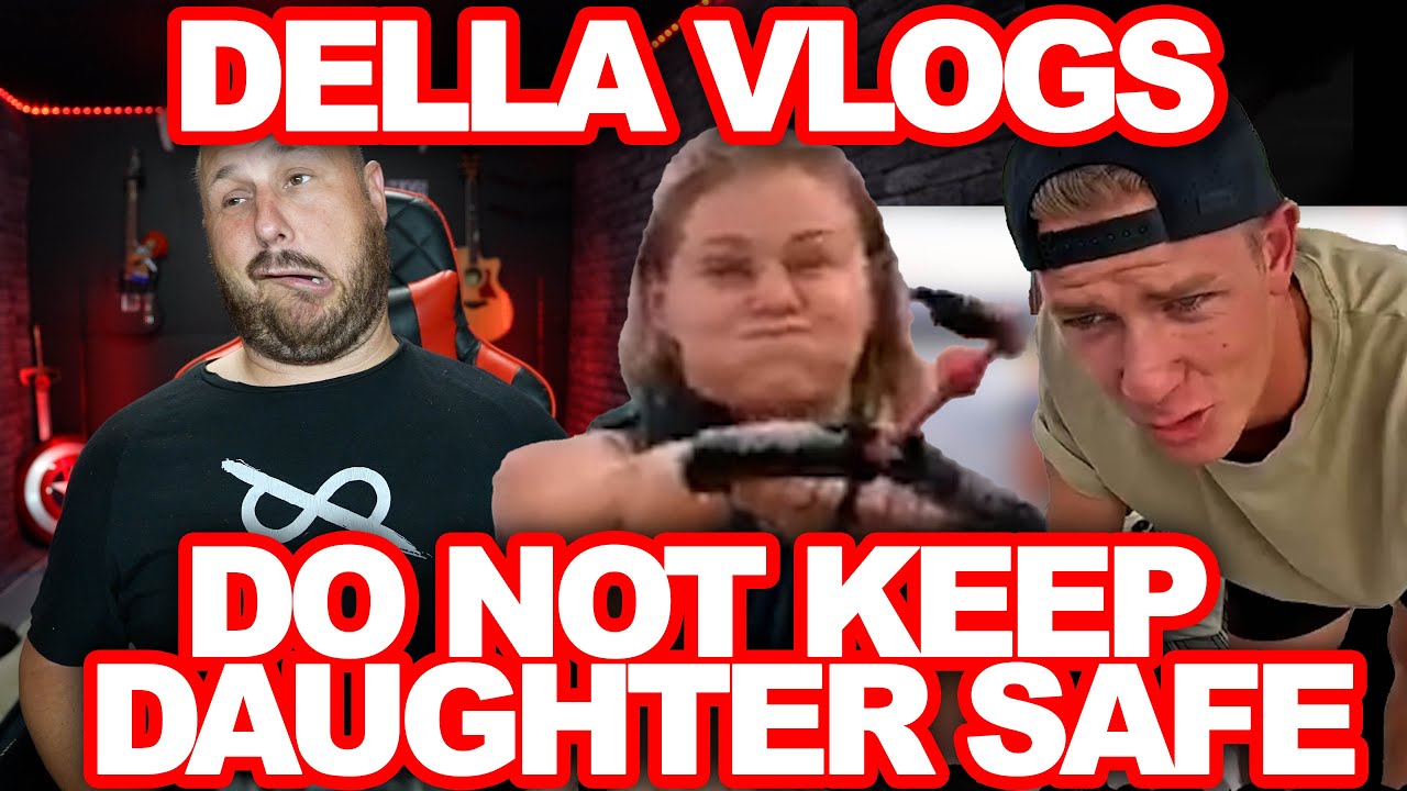 Della Vlogs Goes To The Lake And Risks Daughter's Life For Clicks