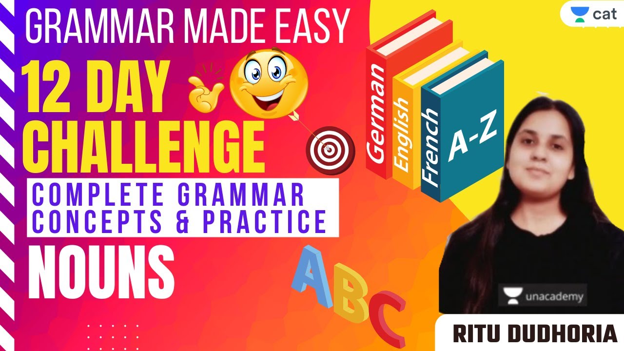 Grammar Made Easy - 12 Day Challenge -  Complete Grammar Concepts & Practice l Ritu Dudhoria