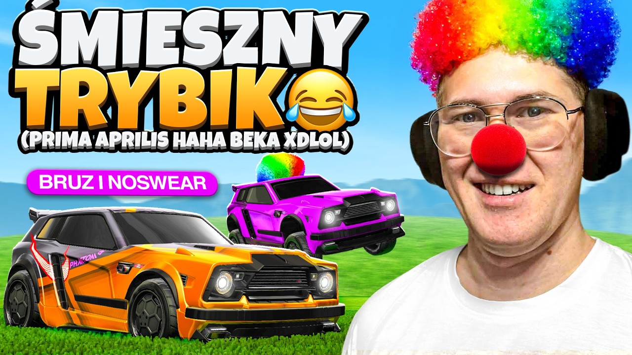 PRIMA APRILIS W ROCKET LEAGUE TO TOTALNY ODJAZD HAHA XD! (co to za goowno)