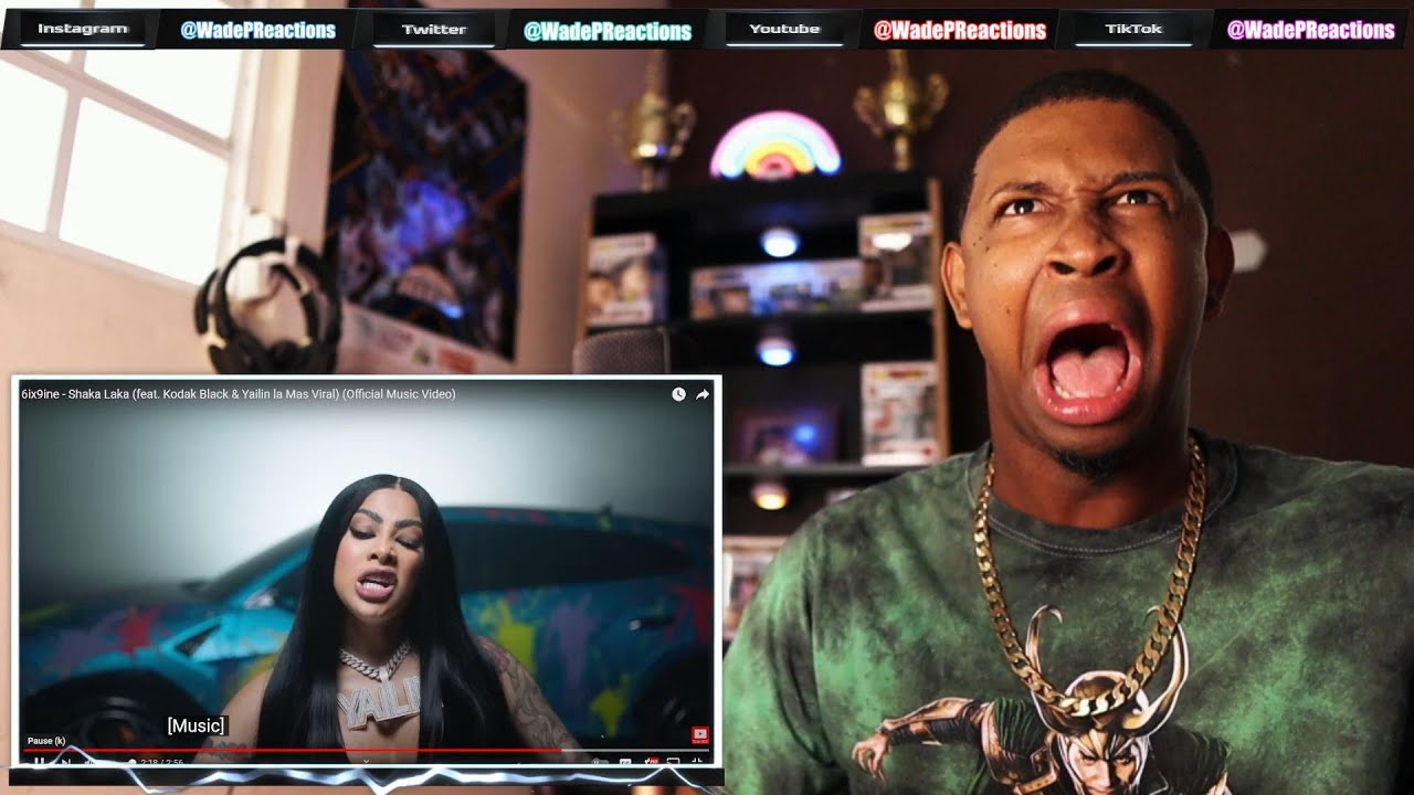Mí Reacción a 6ix9ine x Kodak Black x Yailin La Más Viral | Shaka Laka | Video Oficial | Lo Besó? 🔥