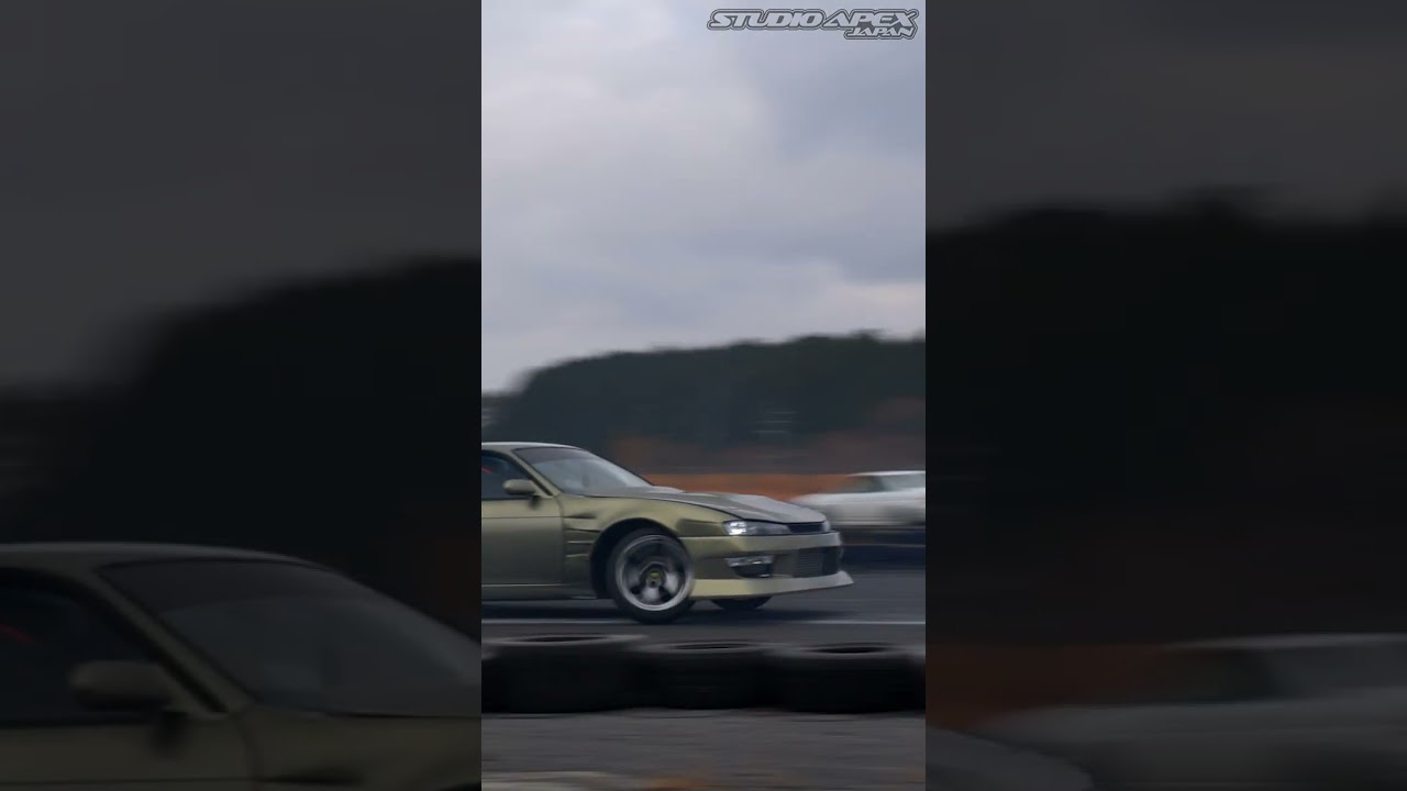 Green S14 Drift! #nissansilvia #nissansilvias14 #s14 #silvias14 #drift #drifting #s14シルビア #ドリフト