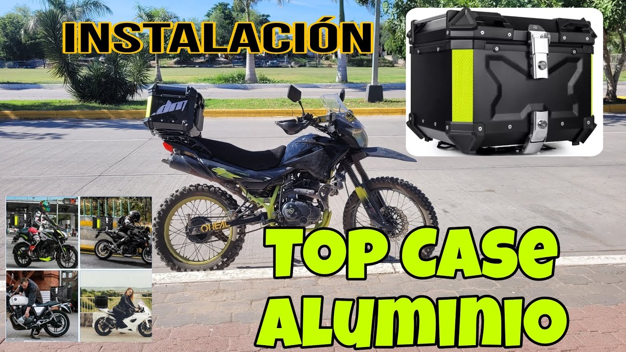 Caja Para Moto Kohl #TopCase #MaleteroDeAluminio Para Moto 45l #dm200 #italika #motovlog