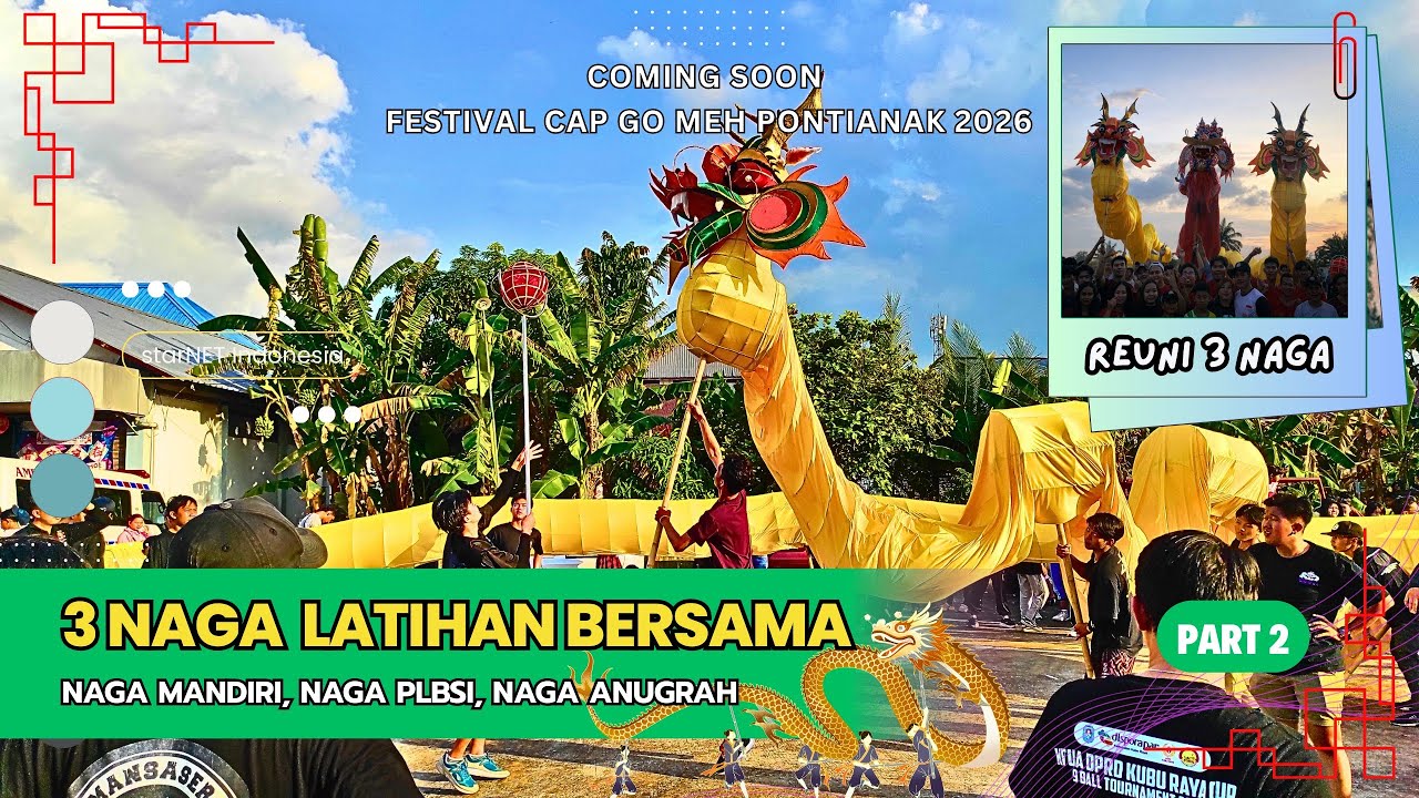 Latihan Naga Mandiri, Naga PLBSI dan Naga Anugrah | Part 2  #dragondance